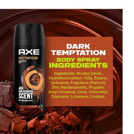Axe Deodorant Body Spray Dark Temptation Chocolate 150ml