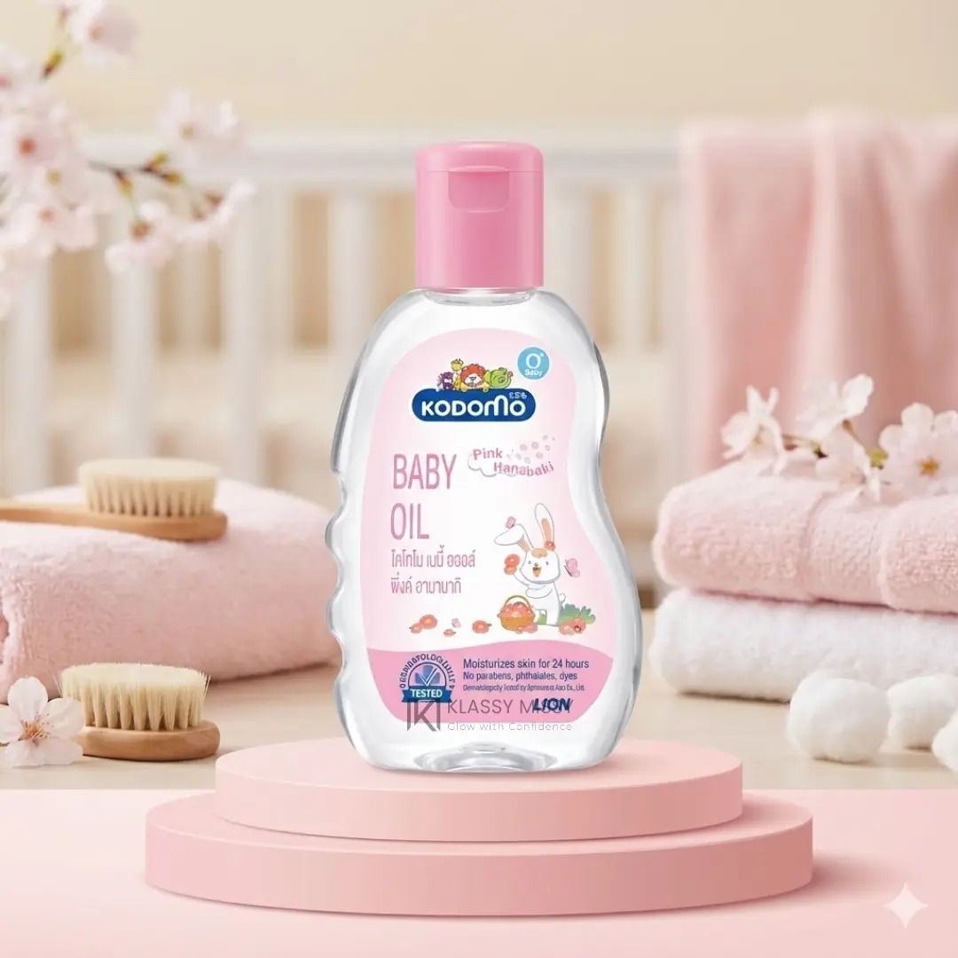 Kodomo Hanabaki Baby Oil Pink 100ml