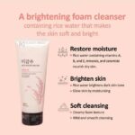 Korean Rice Water Bright Foaming Cleanser 50ml