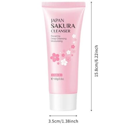 Laikou Japan Sakura Facial Cleanser - 100gm