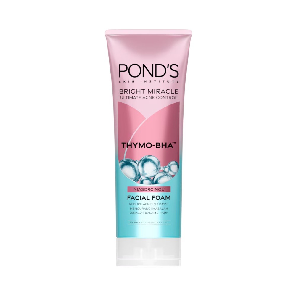 Pond'S Bright Miracle Ultimate Acne Control Thymo-Bha Facial Foam 100gm Pond'S Bright Miracle Ultimate Acne Control Thymo-Bha Facial Foam 100gm