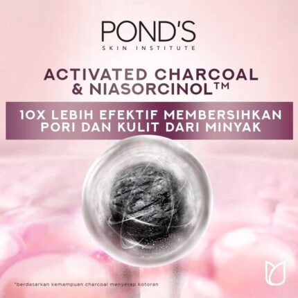 Pond's Bright Miracle Ultimate Oil Control Activated Charcoal Facial Foam 100g