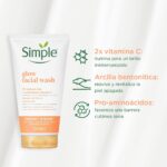 Simple Glow Facial Wash With Vitamins C + Anti-oxidants Protect 'N' Glow 150ml
