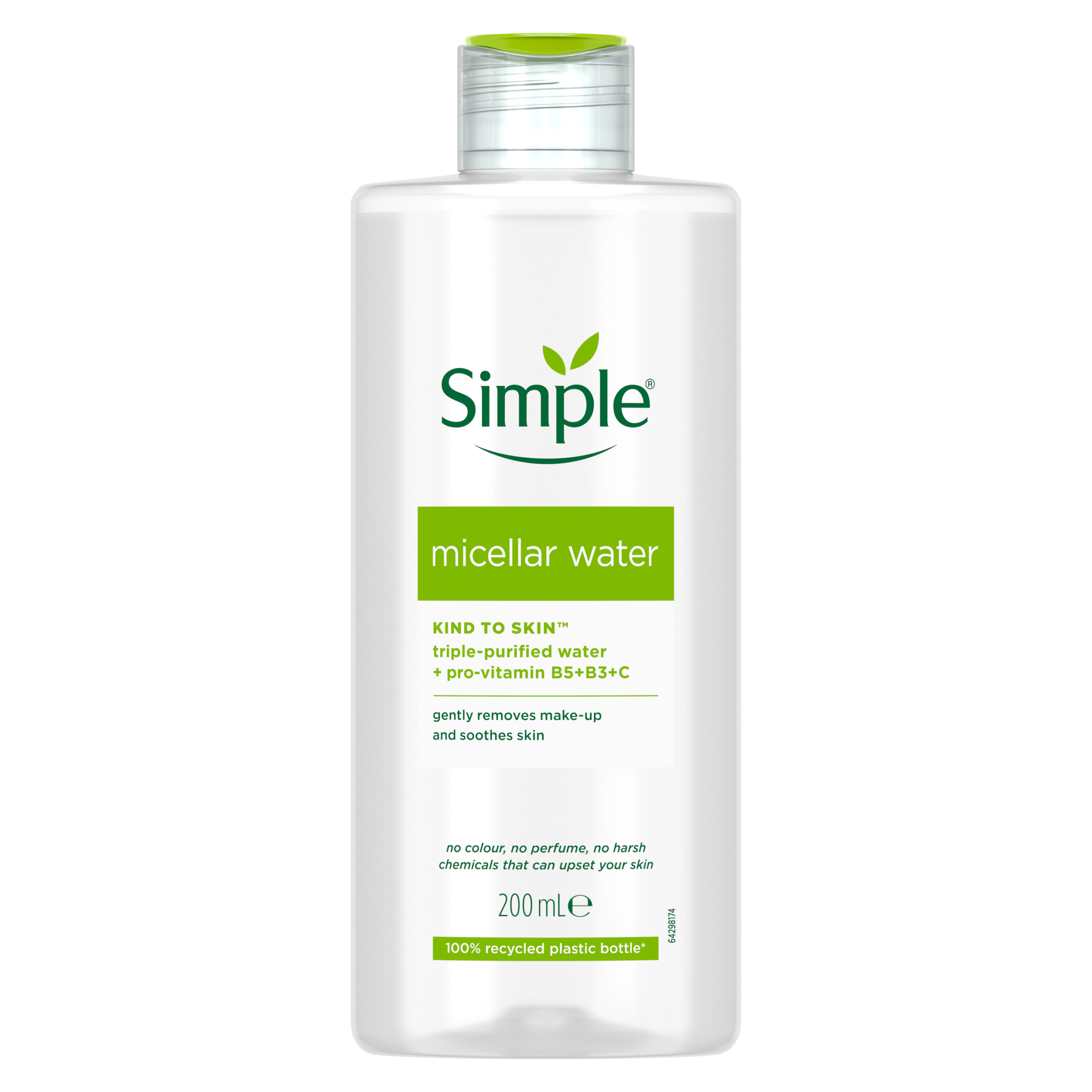 Simple Kind To Skin Micellar Cleansing Water - 200ml Simple Kind To Skin Micellar Cleansing Water - 200ml