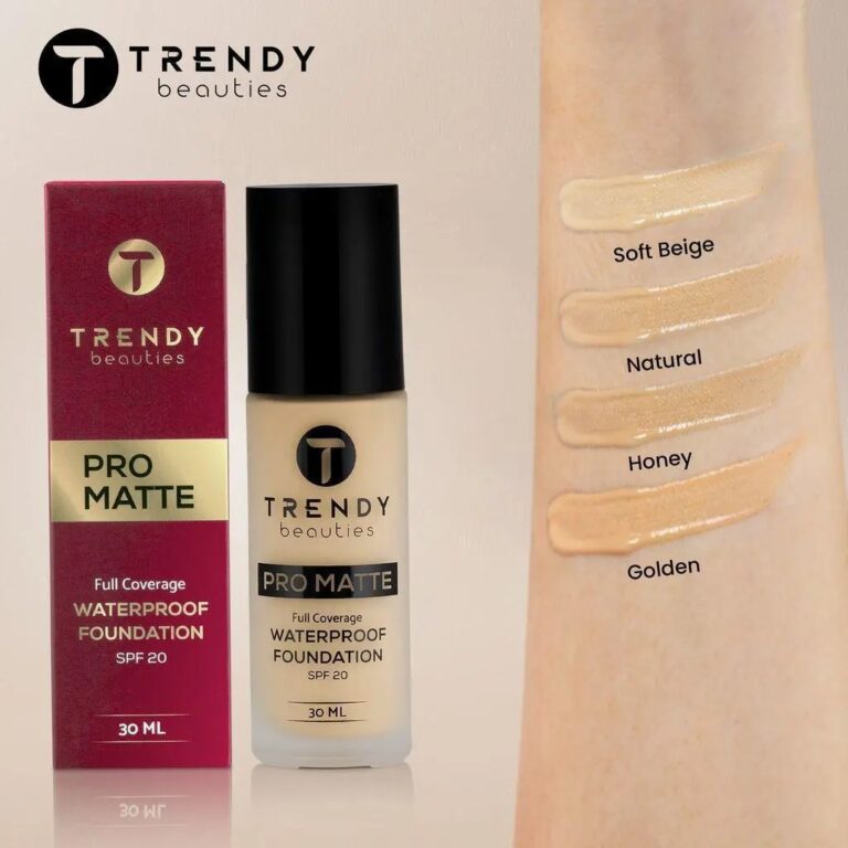 TRENDY beauties Pro Matte Waterproof Foundation