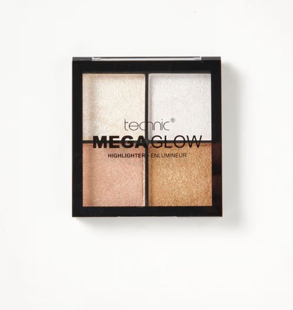 Technic Matte Mega Glow 4 Palette Highlighter Technic Matte Mega Glow 4 Palette Highlighter
