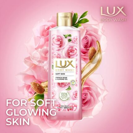 Lux Body Wash French Rose and Almond 245ml