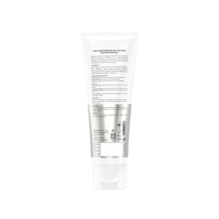 NIOR Deep Clean Gel Facewash Soothing Menthol 100ml