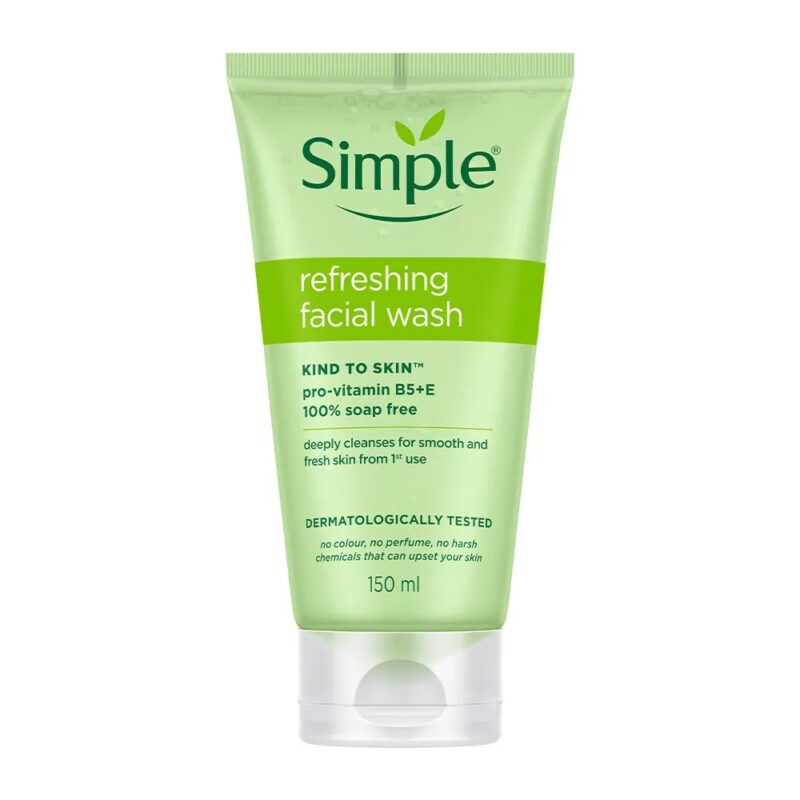 Simple Kind To Skin Refreshing Facial Wash Gel 150ml