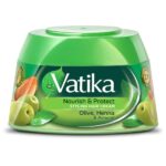 Vatika Nourish & Protect Styling Hair Cream with Olive Henna & Almond