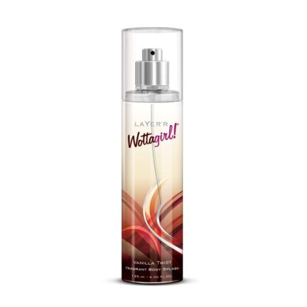 Layerr Wottagirl Vanilla Twist Body Spray 135ml